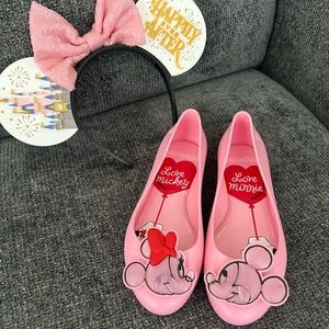 Mini Melissa Disney ballet flats!!